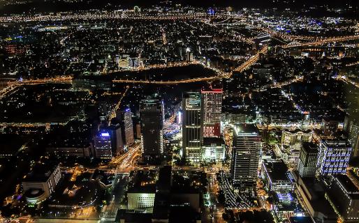 Taipei 101 Observatory Night Scene (台北101觀景台夜景)